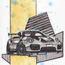 Inspiration from @mouns1104 /PORSCHE GT2 RS Handmade Artwork and Coloring Pages (Option Puzzle)