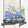 Inspiration from @porschedude964 /PORSCHE 914 Handmade Artwork (Option Puzzle)