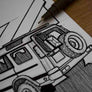 Inspiration from @matt_ske /Land Rover Discovery Handmade Artwork and Coloring Pages (Option Puzzle)