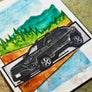 Inspiration from @two_yodas's Rav4 and Tacoma / Handmade Artwork