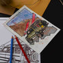 Inspiration from @matt_ske /Land Rover Discovery Handmade Artwork and Coloring Pages (Option Puzzle)