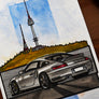 Inspiration from @myporsche.seoul 's Porsche 986 Boxster and 996 Turbo S/ Handmade Artwork