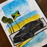 Inspiration from 2 Impreza's/ Handmade Artwork
