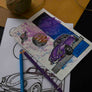 Inspiration from @vw_beetle_1973 /VOLKSWAGEN BEETLE Handmade Artwork and Coloring Pages (Option Puzzle)