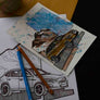 Inspiration from @love_my_volvo_xc60 /VOLVO XC60 Handmade Artwork and Coloring Pages (Option Puzzle)