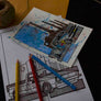 Inspiration from @mkonecaddywrc /VOLKSWAGEN CADDY mk1 Handmade Artwork and Coloring Pages (Option Puzzle)
