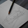 Inspiration from @300sl_r129 's R129 / Handmade Artwork and Coloring Pages (Option Puzzle)
