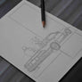 Inspiration from @retrosl 's R129 / Handmade Artwork and Coloring Pages (Option Puzzle)