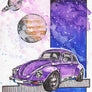 Inspiration from @vw_beetle_1973 /VOLKSWAGEN BEETLE Handmade Artwork and Coloring Pages (Option Puzzle)