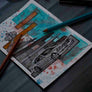 Inspiration from @fuj_414 's R129 / Handmade Artwork and Coloring Pages (Option Puzzle)