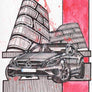 Inspiration from @csmaroti98 /Mercedes-Benz CLS Handmade Artwork and Coloring Pages (Option Puzzle)