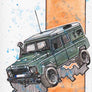 Inspiration from @polarlandy /Land Rover Defender Handmade Artwork and Coloring Pages (Option Puzzle)