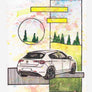 Inspiration from @the.white.giuly /ALFA ROMEO Giulietta Handmade Artwork and Coloring Pages (Option Puzzle)