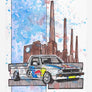 Inspiration from @mkonecaddywrc /VOLKSWAGEN CADDY mk1 Handmade Artwork and Coloring Pages (Option Puzzle)