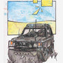 Inspiration from @theaussiedjango /RANGE ROVER Handmade Artwork and Coloring Pages (Option Puzzle)