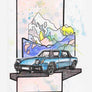 Inspiration from @porschedude964 /PORSCHE 914 Handmade Artwork (Option Puzzle)