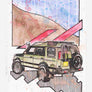 Inspiration from @matt_ske /Land Rover Discovery Handmade Artwork and Coloring Pages (Option Puzzle)
