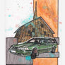 Inspiration from @vlv_mn.93 /VOLVO V70 Handmade Artwork and Coloring Pages (Option Puzzle)