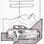 Inspiration from @bermuda.06 /ABARTH 124 SPIDER Handmade Artwork and Coloring Pages (Option Puzzle)