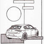 Inspiration from @the.white.giuly /ALFA ROMEO Giulietta Handmade Artwork and Coloring Pages (Option Puzzle)
