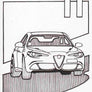Inspiration from @choimbodeluna /ALFA ROMEO GIULIA Handmade Artwork and Coloring Pages (Option Puzzle)