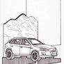 Inspiration from @love_my_volvo_xc60 /VOLVO XC60 Handmade Artwork and Coloring Pages (Option Puzzle)