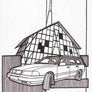 Inspiration from @vlv_mn.93 /VOLVO V70 Handmade Artwork and Coloring Pages (Option Puzzle)