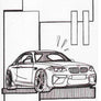 Inspiration from @m2_lbb /BMW M2 Handmade Artwork and Coloring Pages (Option Puzzle)