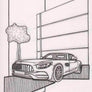 Inspiration from @thosti636 /Mercedes-Benz AMG GT C Handmade Artwork and Coloring Pages (Option Puzzle)