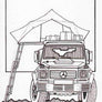 Inspiration from @tobleob /Mercedes-Benz G-WAGON Handmade Artwork and Coloring Pages (Option Puzzle)