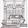 Inspiration from @vergiss_meinnicht and @mbclassic_fan /Mercedes-Benz W123 Handmade Artwork and Coloring Pages (Option Puzzle)