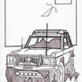 Inspiration from @theaussiedjango /RANGE ROVER Handmade Artwork and Coloring Pages (Option Puzzle)