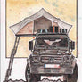 Inspiration from @tobleob /Mercedes-Benz G-WAGON Handmade Artwork and Coloring Pages (Option Puzzle)