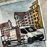 Inspiration from Car-Hibou Movano and Wrangler | Handmade Artwork