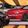 Inspiration from @oooli240z’s 968 and 500E | Handmade Artwork