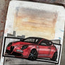 Inspiration from @mito_quadrifoglio_101’s Alfa Romeo’s | Handmade Artwork