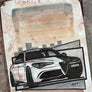 Inspiration from @mito_quadrifoglio_101’s Alfa Romeo’s | Handmade Artwork