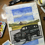 Inspiration from @johnhornbeck's G-Wagon/ Handmade Artwork (+Exposition Stand)