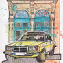 Inspiration from @vergiss_meinnicht and @mbclassic_fan /Mercedes-Benz W123 Handmade Artwork and Coloring Pages (Option Puzzle)