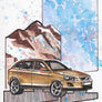 Inspiration from @love_my_volvo_xc60 /VOLVO XC60 Handmade Artwork and Coloring Pages (Option Puzzle)