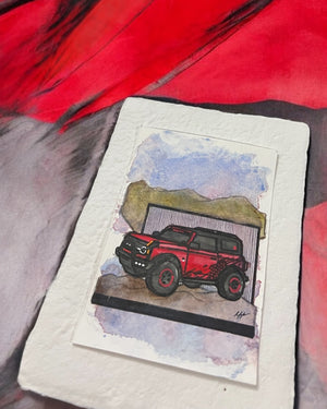 Inspiration from @theredbrutus’s Bronco | Handmade Artwork