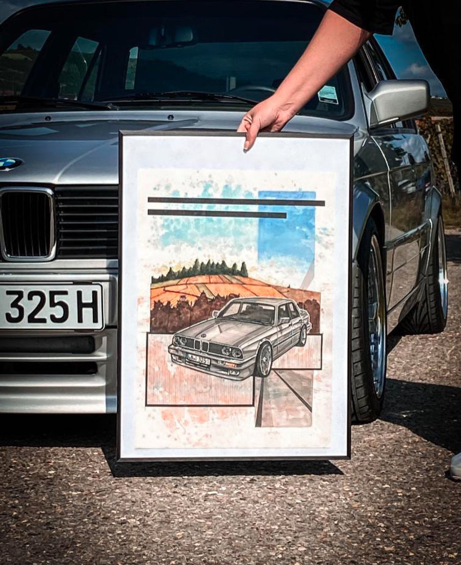 BESPOKE | Handmade ARTWORK For Your Car (A4-A3-A2 and A1 size)