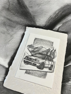 Inspiration from @_steves_garage_’s Jetta| Handmade Sketch