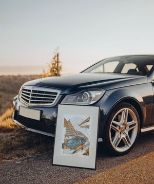 BESPOKE | Handmade ARTWORK For Your Car (A4-A3-A2 and A1 size)