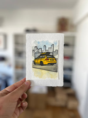 Inspiration from @_kojak_only_’s E36 and E91 | Handmade Artwork