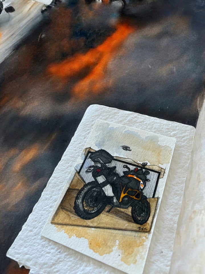 Inspiration from @patfabs’s G55 and KTM | Handmade Artwork