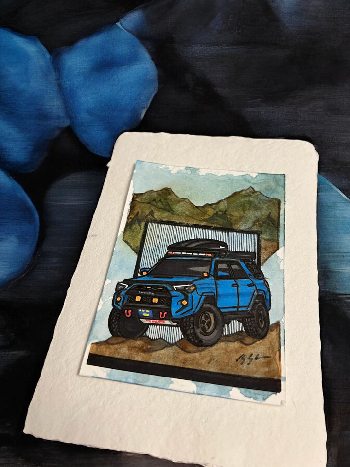 Inspiration from @chasingvoodoo’s 4runner| Handmade Artwork