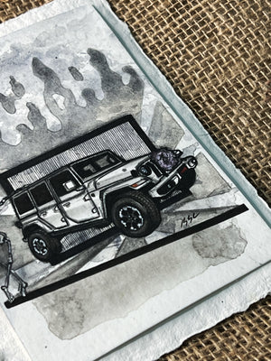 Inspiration from @rwwallace1’s Jeep| Handmade Artwork