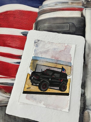 Inspiration from @txchica73’s Bronco| Handmade Artwork