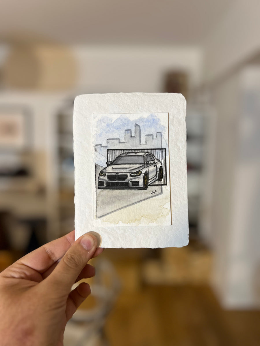 BESPOKE | Framed Handmade ARTWORK For Your Car (A6 Size)